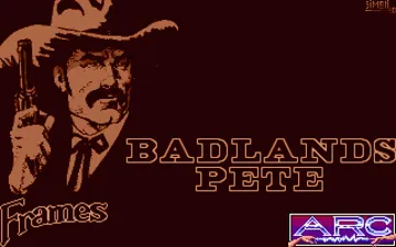 Badlands Pete screen shot title